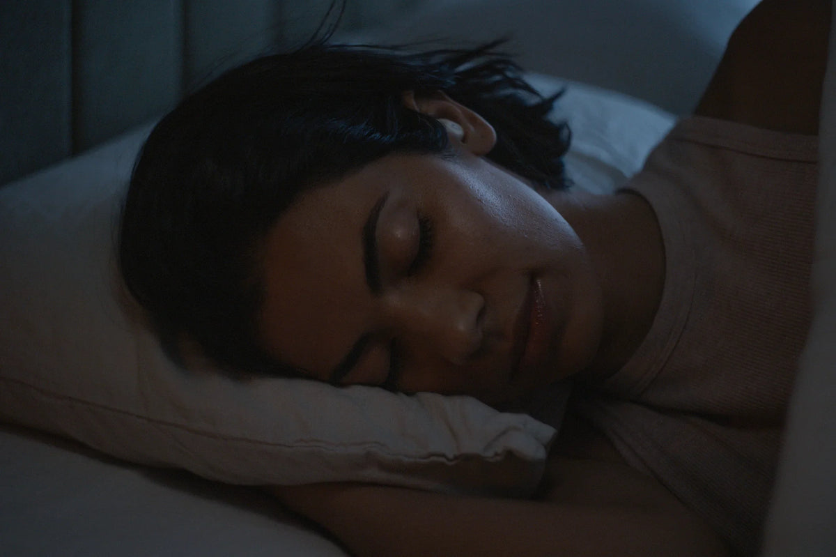 Woman Sleeping comfortably
