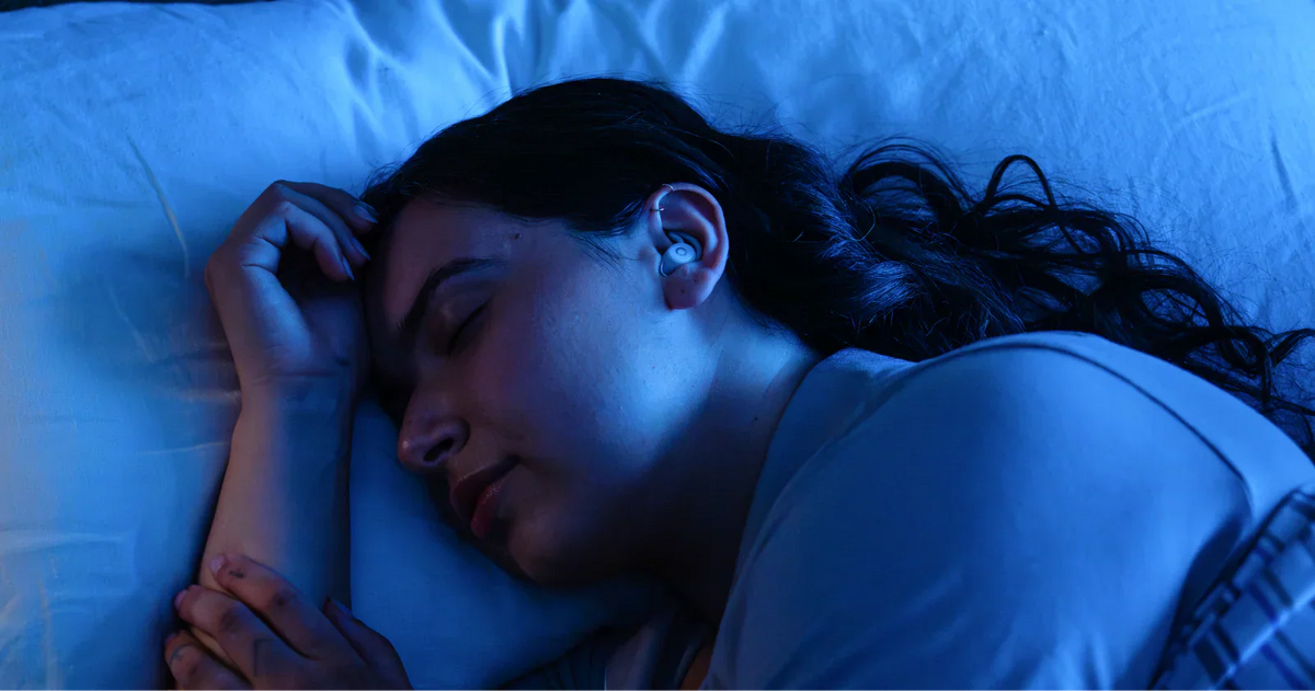 Woman sleeping comfortable 