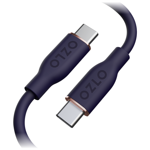 Ozlo USB-C to C Silicone Charging Cable